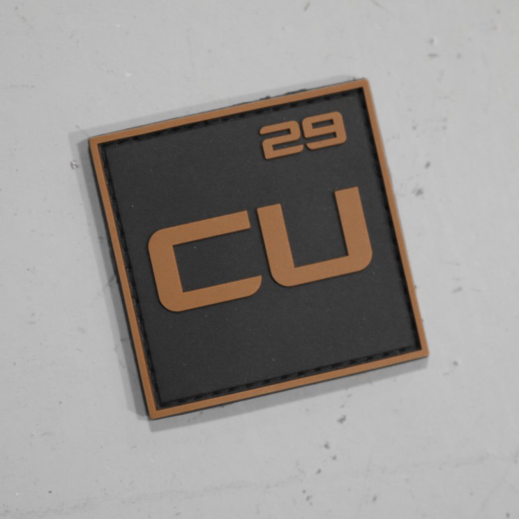 Copper Custom Logo Patch